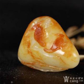 喜上眉梢 新疆和田玉籽料白度一级黄沁皮苏工喜鹊梅花挂件吊坠